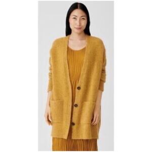 Eileen Fisher Golden Cardigan Sweater